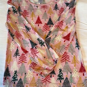 Hanna Andersson Multicolor Girls Festive Long Sleeve Shirt